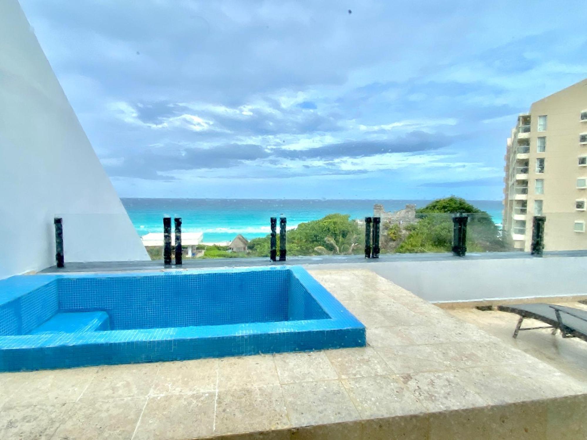 Condo In Ocean Front Resort Cancun Oda fotoğraf