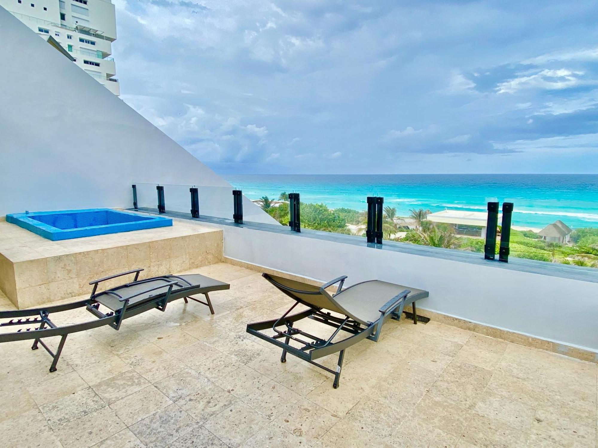 Condo In Ocean Front Resort Cancun Oda fotoğraf